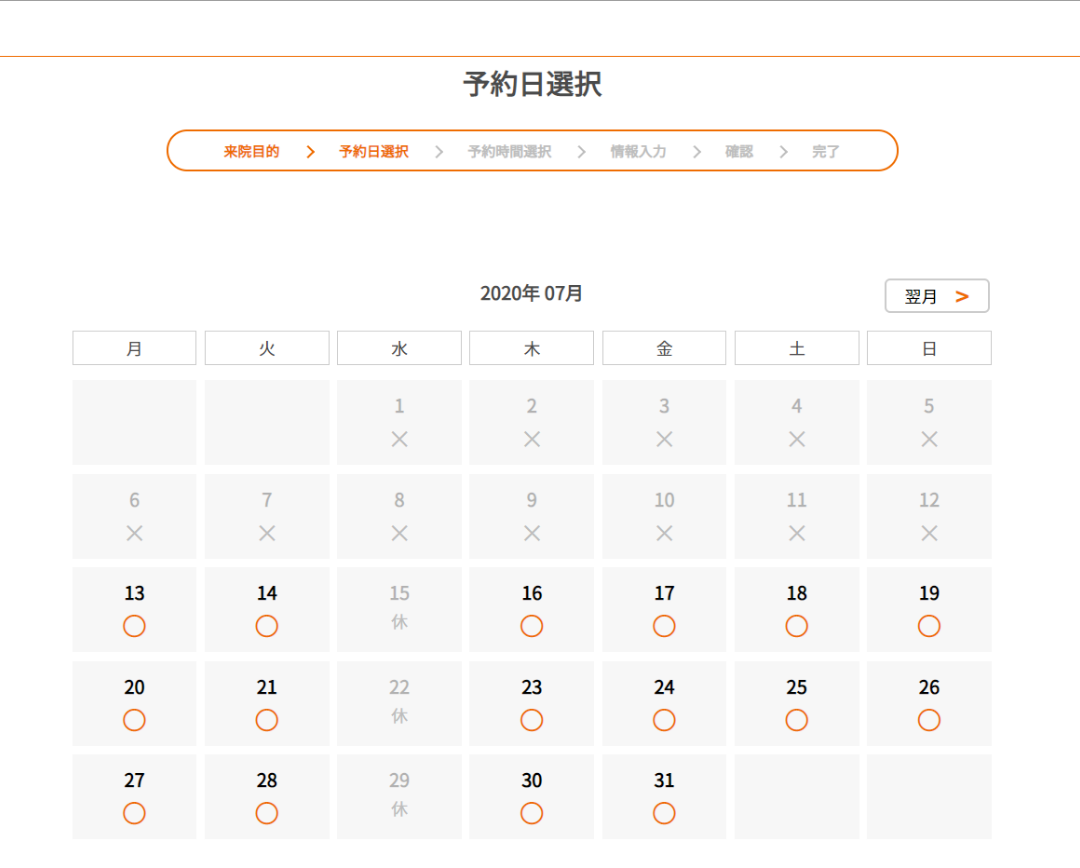 ネット予約のイメージ図